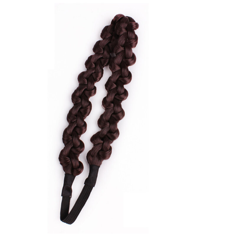 Banda de pelo anudada a la moda para mujer, coletas y trenzas tejidas, diadema Lisa para mujer, accesorios para el cabello