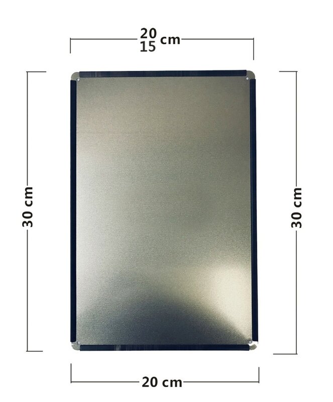 Nessun segno di scarico | Alluminio riflettente di grado tecnico 30 "x 30" 3M