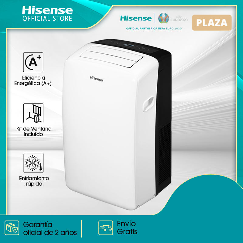 Hisense社APH09ポータブル空調、9000BTU/h、高速冷却、ホーム空調
