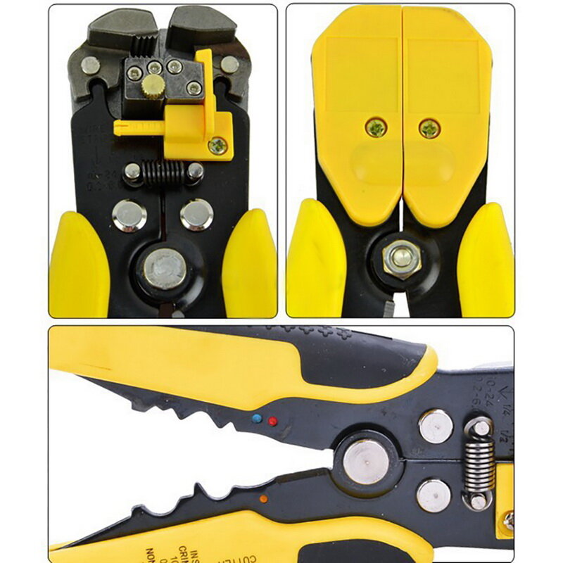 1PC 0.5mm-6mm Cable Wire Stripper  Crimper Multi-function Automatic Stripping Pliers Wire Stripping For Electrical 0.2-6mm