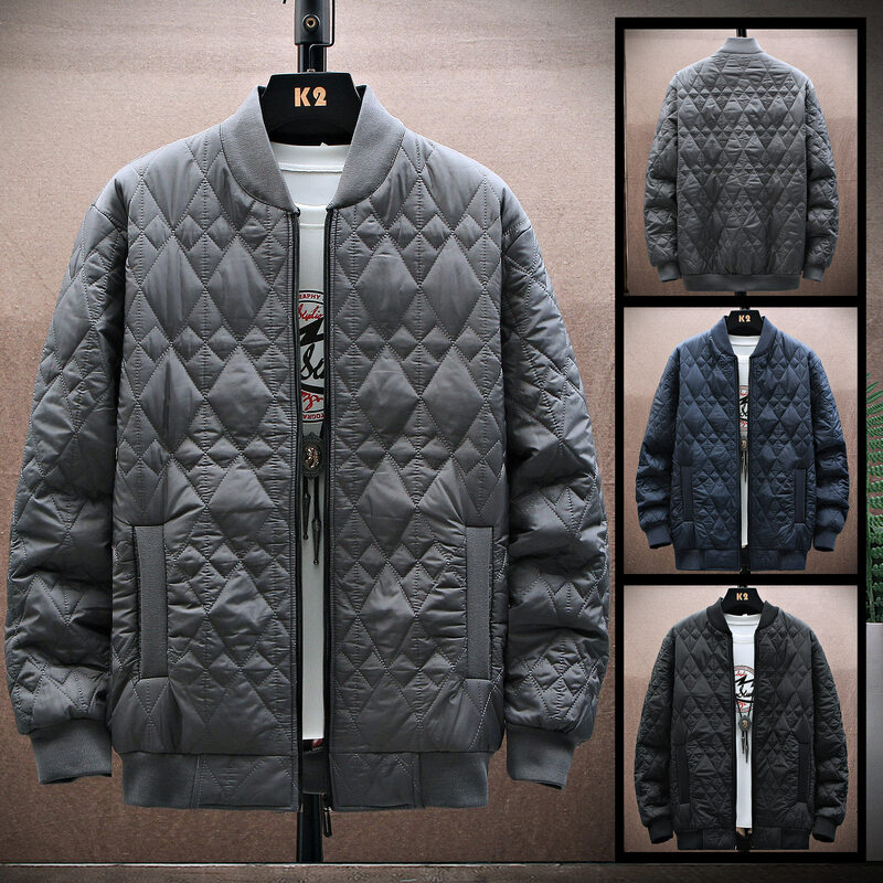Autumn and Winter Fashion Padded Jacket Plus Size Slim Warm Jacket