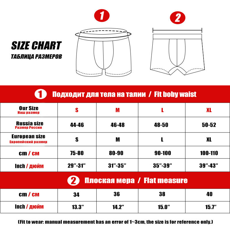 4/8pcs Mens Underwear Cotton Boxer Shorts Calzoncillos Hombre High Quality Panties Ropa Interior Hombre Men Underpants Boxers