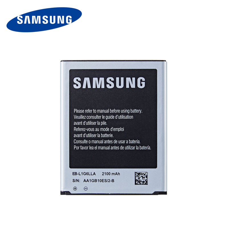 SAMSUNG Original EB-L1G6LLA EB-L1G6LLU/LLK/LLZ 2100mAh batterie Pour Samsung Galaxy S3 i9300 i9305 i747 I9060 I9128 I9308 i535 i930