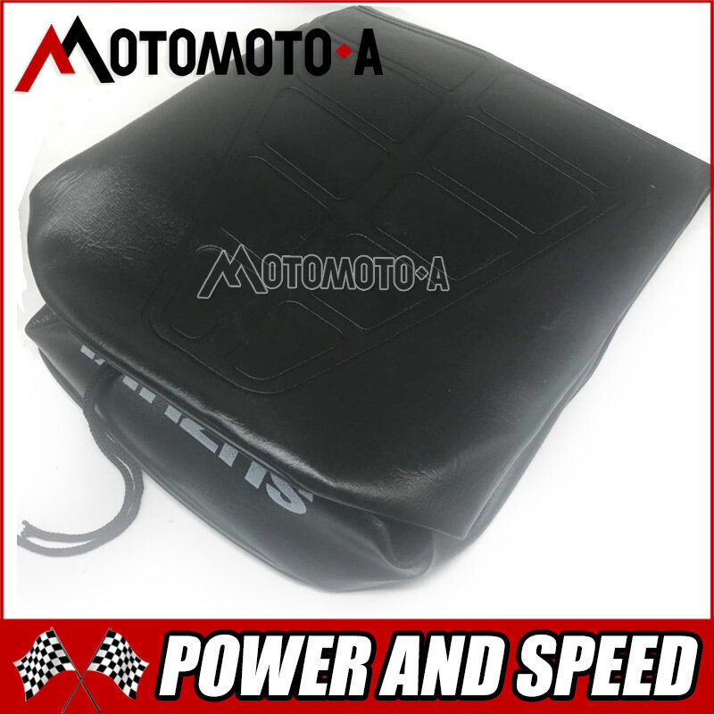 motorcycle good quality water proof GN125 seat cover in black color for Suzuki 125cc GN 125 seat spare parts
