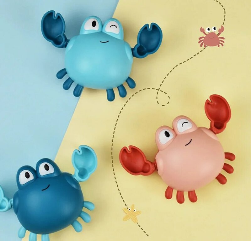 Bebé juguetes de baño dibujo animado Animal adorable tortuga cangrej.. 