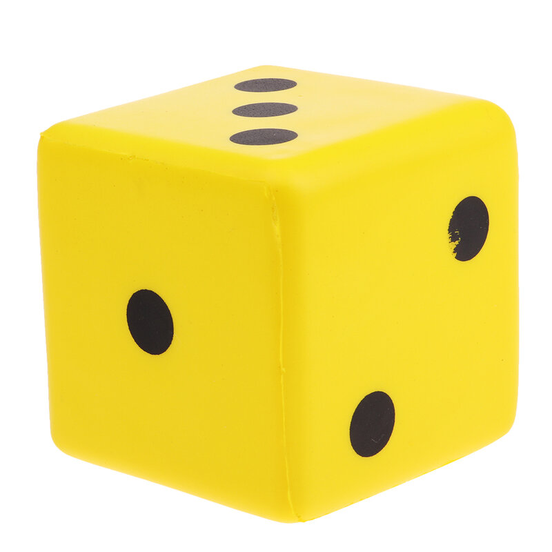 Foam Sponge Dice Playing Dot Dice Educational Puzzle Toy for Children 8cm