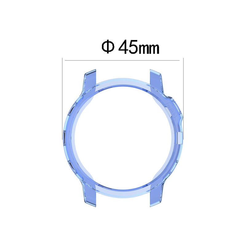 Прозрачный цветной защитный чехол из ТПУ для наручных часов Garmin fenix 6s, спортивный защитный чехол