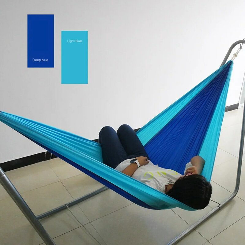 Portabl – hamac Double lit-balançoire de loisirs, facile à transporter, pour Camping en plein air, 230x140cm, Q30