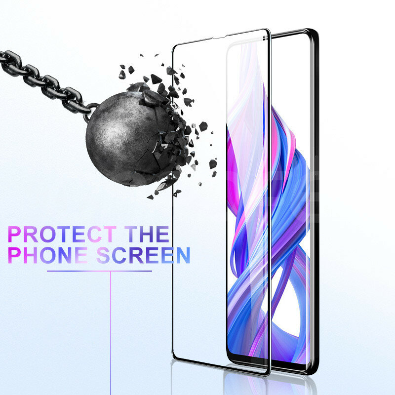 9D Protective Glass For Huawei Honor 9X 9A 9C 9S 8X 8A 8C 8S 9i 10i 20i 20S Play Tempered Screen Protector Glass Safety Film