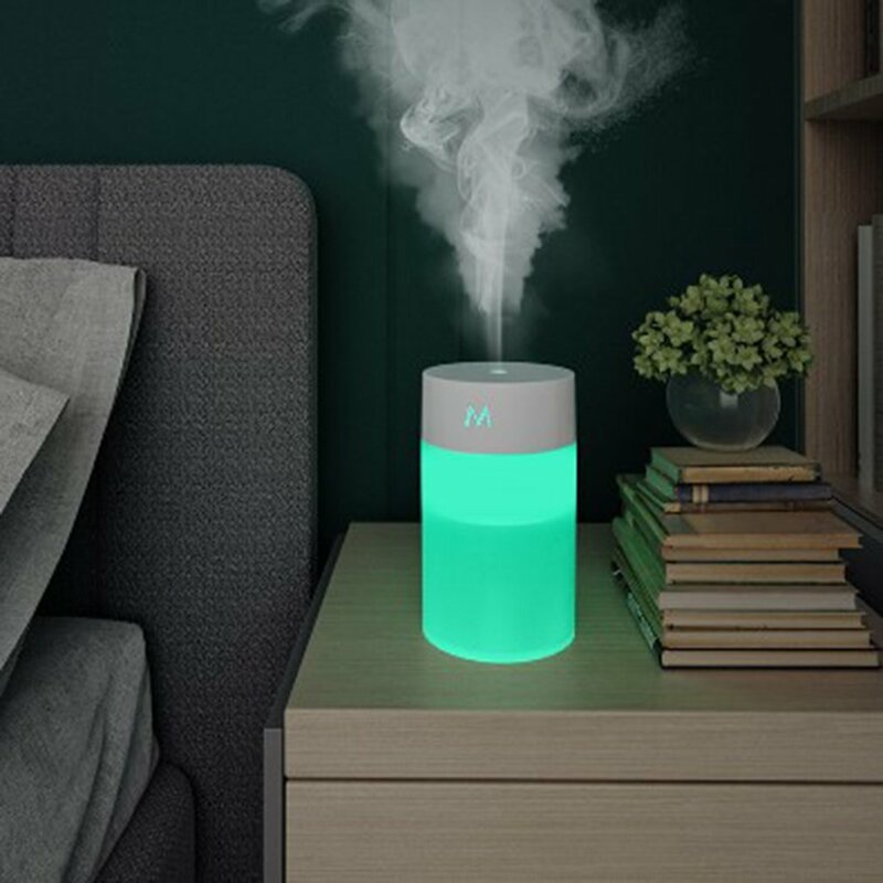 Luftbefeuchter 260ml Große Kapazität Duft Diffusor Ultraschall Purifier Zerstäuber Farbe Tasse Mit LED Licht Nebel Maker