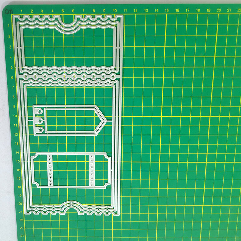Jmcraft beautifullace fronteira pendurado cartão #4 corte de metal dados diy scrapbook artesanato de papel artesanal metal modelo de aço dados