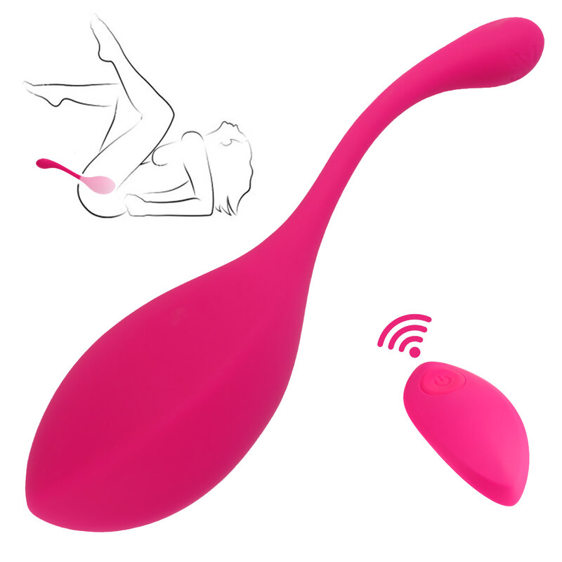 Mainan Seks Pemijat G-spot Vagina Stimulator Klitoris Vibrator Wanita Remote Control Lompatan Telur Erotis Silikon Cair untuk Pasangan