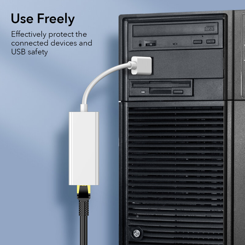 ESR USB 3.0 إيثرنت محول بطاقة الشبكة إلى RJ45 Lan ل شاومي صندوق ويندوز 10 قطعة إيثرنت 1000Mbps USB 5G