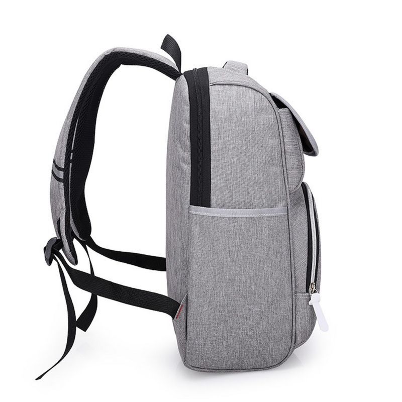 Mochila de tela Oxford para hombre y mujer, bolso de viaje impermeable para estudiantes de escuela media, bolso escolar para ordenador portátil