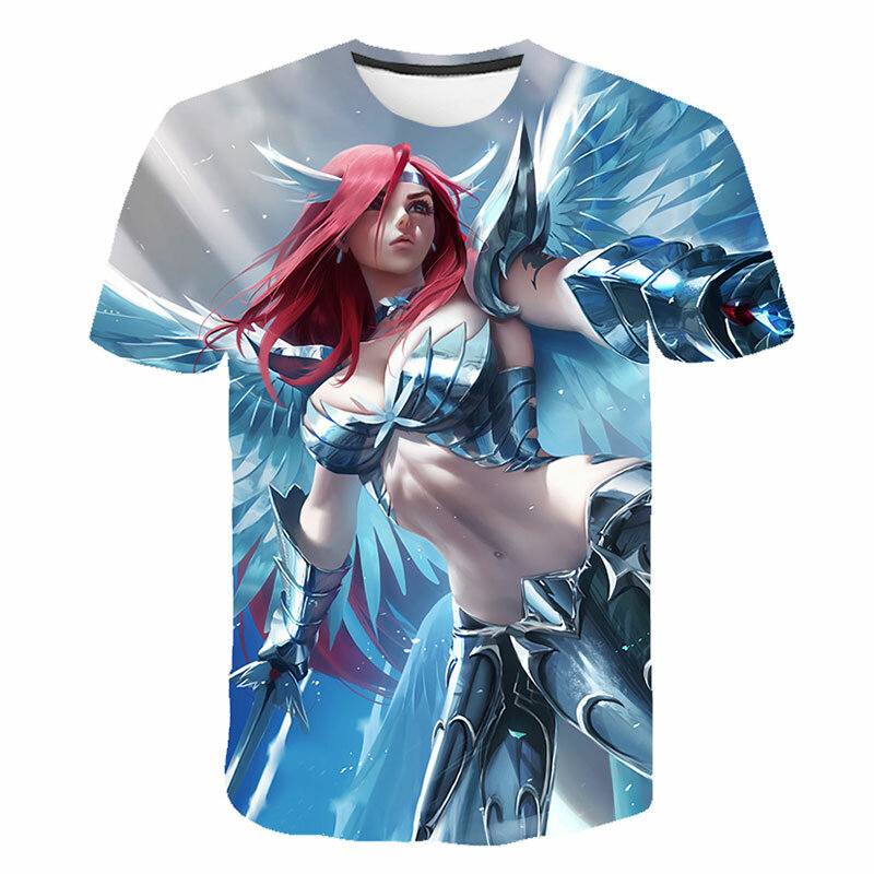 T-shirt manches courtes avec dessin animé animé, décontracté et tendance, avec Anime Fairy Tail Natsu Dragneel, Lucy Heartfilia Erza Scarlet imprimé en 3D, offre spéciale