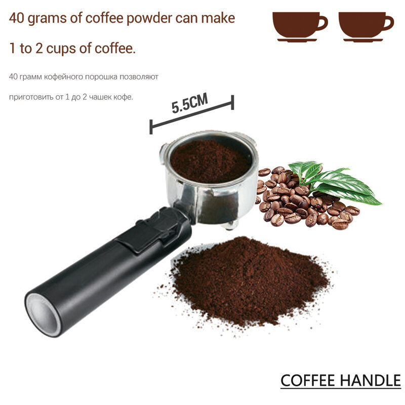 1.6L Electric Espresso Coffee Machine Coffee Grinder 15 Bar Express Electric Foam Coffee Maker Kitchen Appliances 220V Sonifer