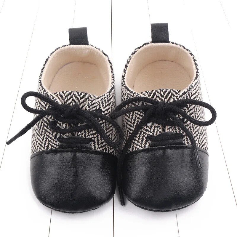 Chaussures décontractées en cuir pour bébés garçons et filles, mocassins à semelle souple pour nouveaux-nés