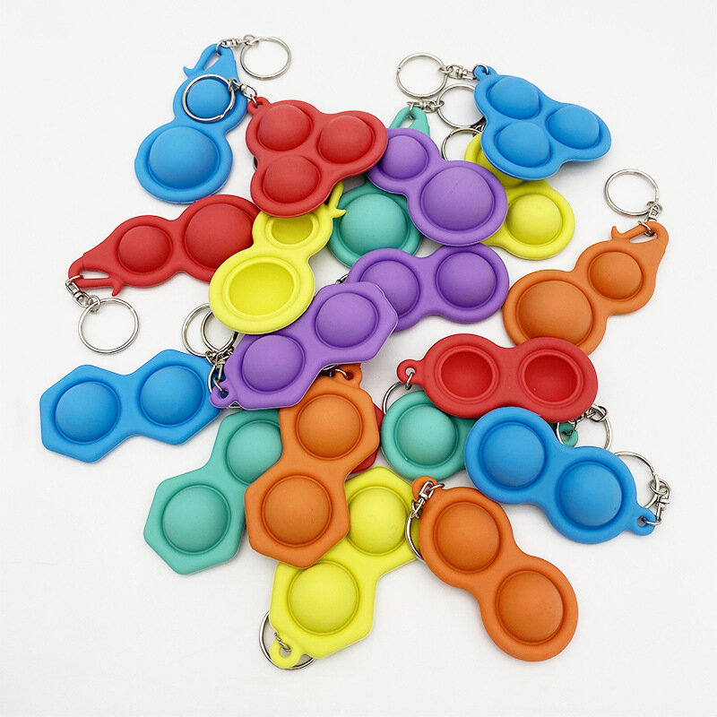 Push Bubble pop to autyzm nowe zabawki typu Fidget specjalne potrzeby Stress Reliever pomaga złagodzić stres i zwiększyć ostrość miękkie wycisnąć zabawkę