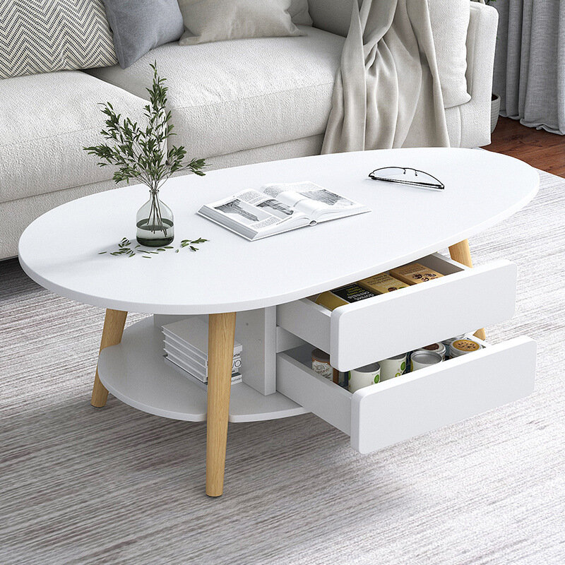Mesa redonda pequeña a la moda, mesita de té sencilla y pequeña, minisofá lateral, mesa de salón, gabinete, mesita de centro