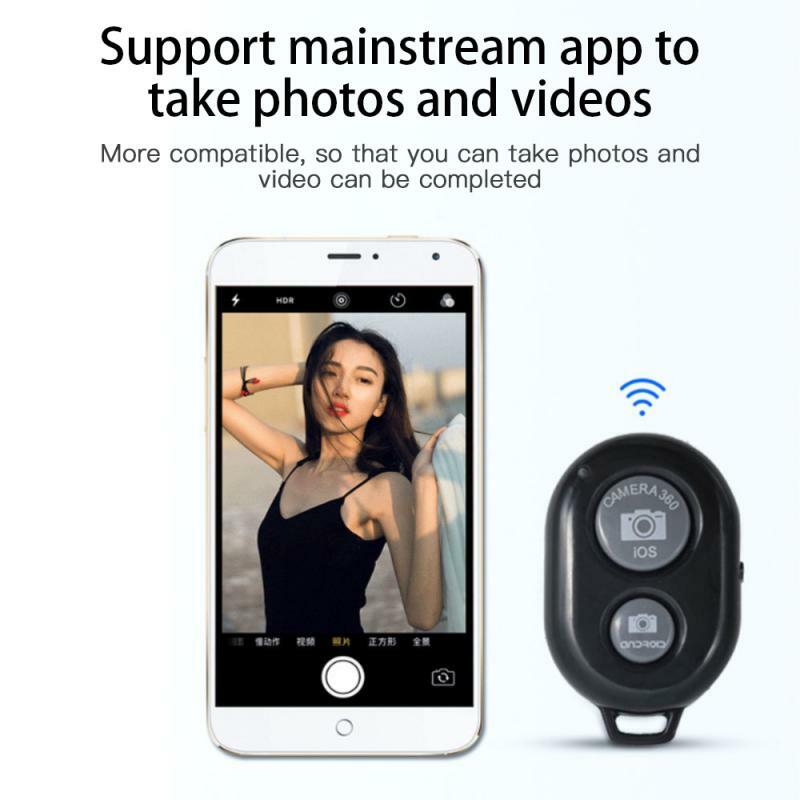 Беспроводной пульт дистанционного управления Bluetooth-совместимая кнопка спуска для телефона Автоспуск для Huawei Xiaomi IPhone Samsung