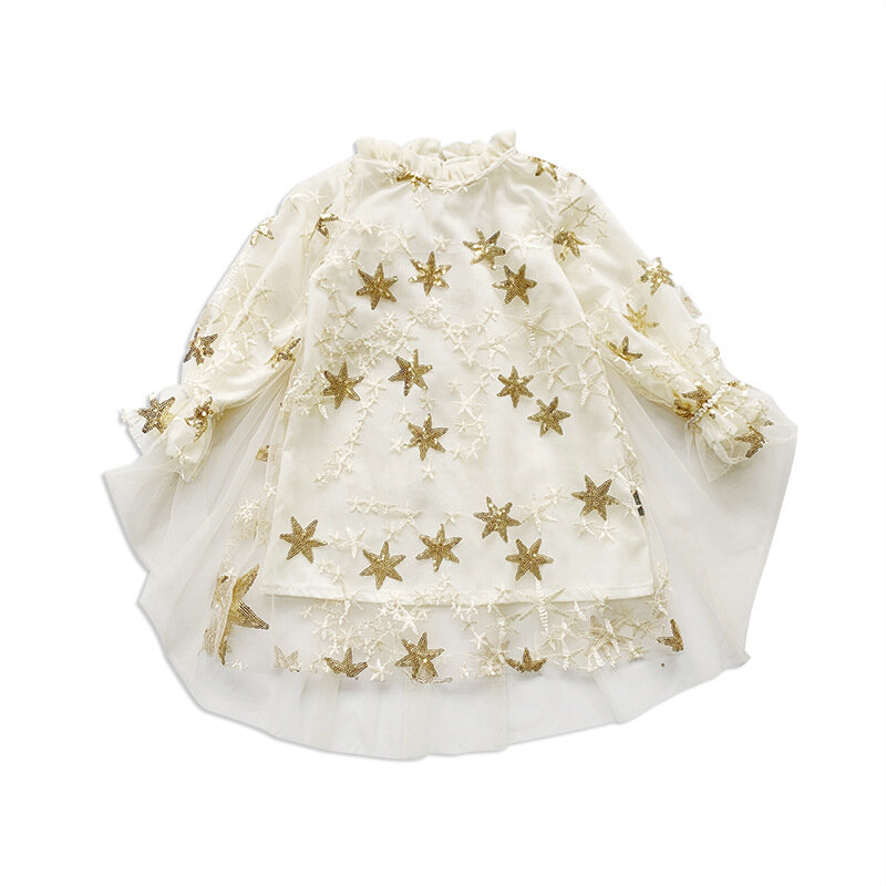 2020 ropa de verano para niños vestido de bebé para niños versión coreana de la falda de gasa princesa marea