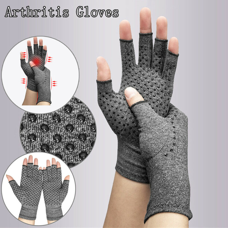Unisex Compression Arthritis Gloves Cotton Joint Pain Relief Hand Brace Women Men Therapy Wristband Compression Gloves