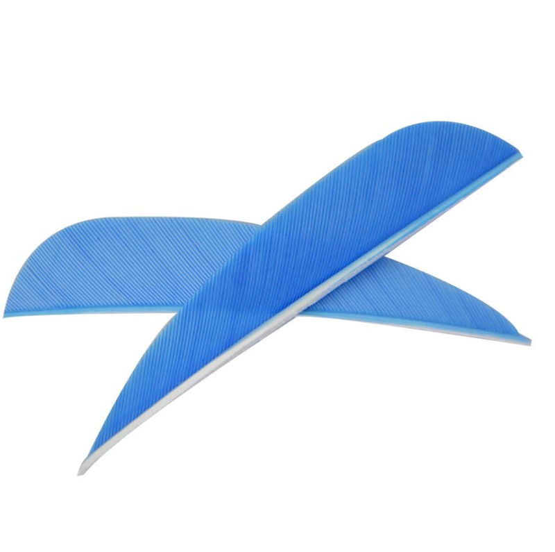 Flèche plume de 3 pouces, 100 pièces, aile droite, bricolage, arbre de tir, palette de flèches