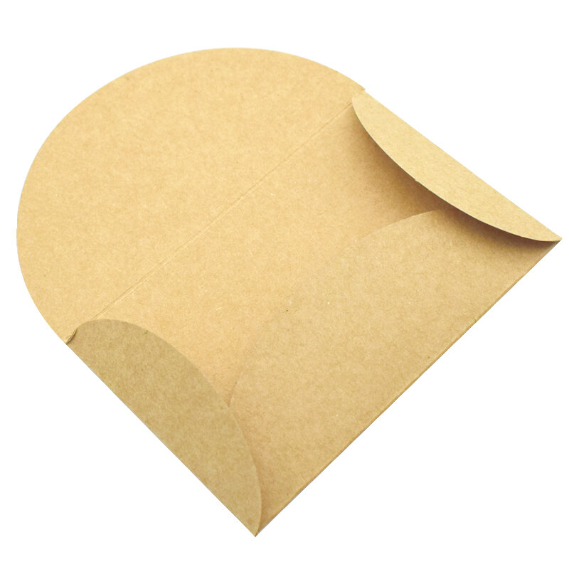 Mini sobre de papel artesanal hecho a mano, bolsa de papel marrón, sobre multifunción para tarjetas de regalo, invitación de cumpleaños, fiesta de boda, 20 unidades
