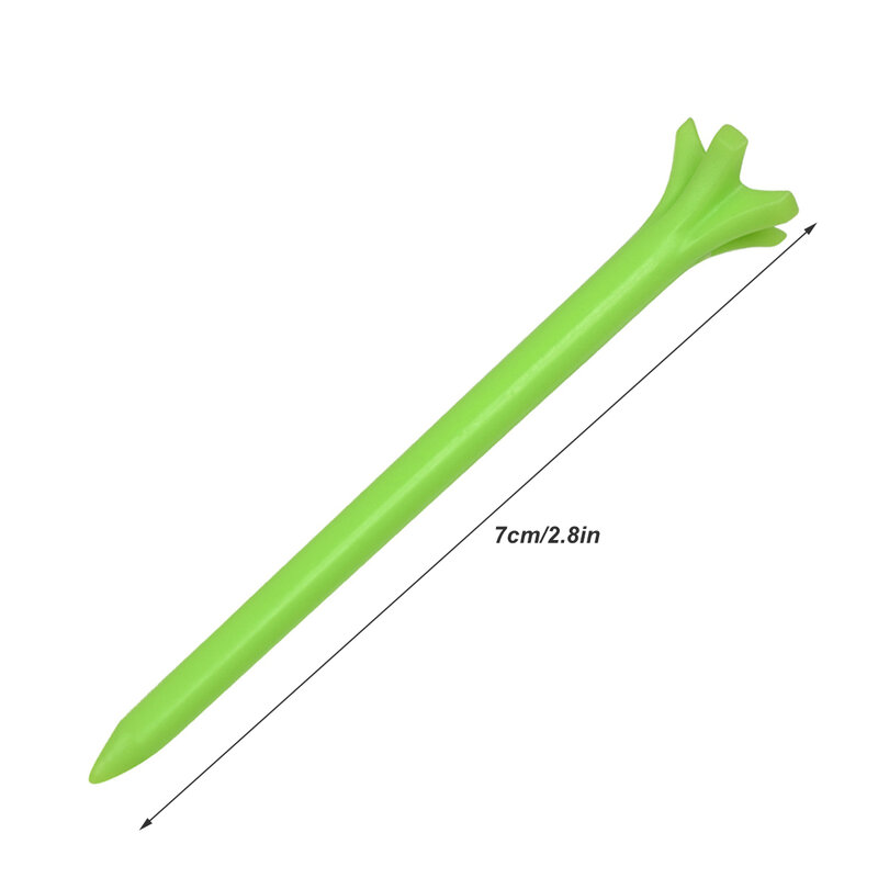60 pces 2.7 Polegada t de golfe inquebrável 5-os t de golfe plásticos do pino reduzem a rotação lateral e a fricção para a precisão e a distância ideais