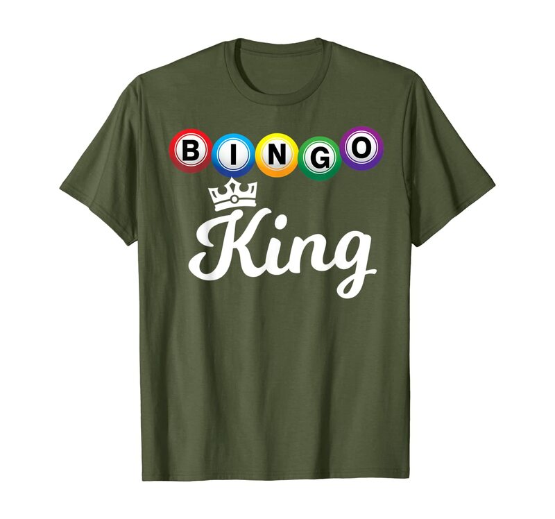빙고 셔츠 Bingo King - Bingo 플레이어 선물 티셔츠
