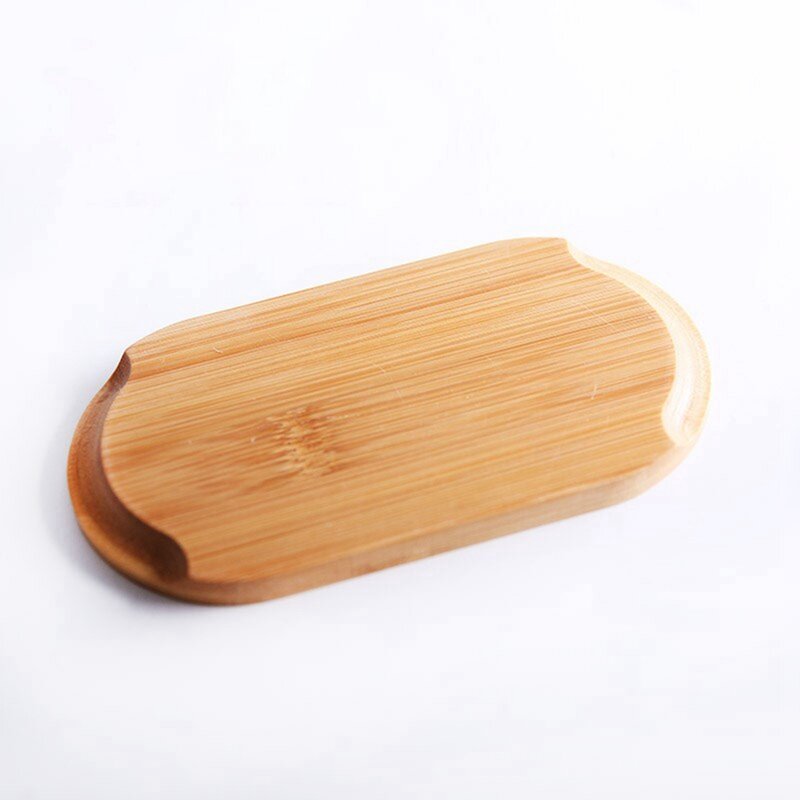Agitatore di sale e pepe di bambù vassoio portaoggetti da cucina pepe piatto da tavolo vassoio di visualizzazione pulito stile elegante caldo
