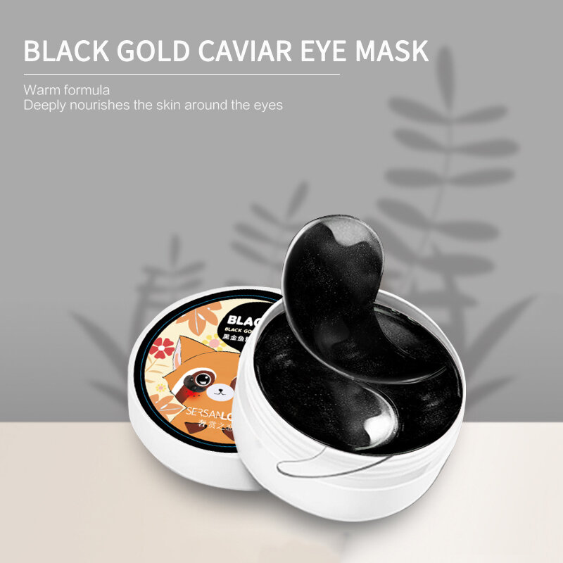 24k ouro hidratante olho máscara remendo 60 pces cristal colágeno anti envelhecimento rugas remover os sacos sob os olhos cuidados com a pele beleza