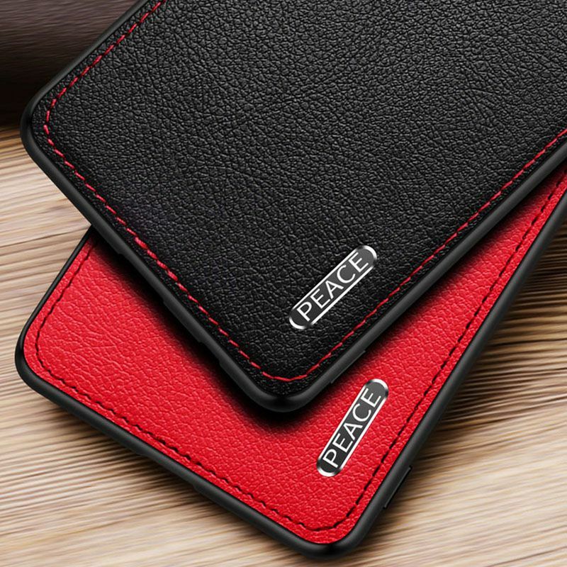 Leather Case Voor Iphone 11 12 Pro Max X Xr Xs Max Case Pu Lederen Anti Vallen Voor Iphone 7 8 Plus Frosted Metal Cover