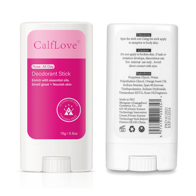 Calflove Natuurlijke Anti-transpirant Deodorant Onderarm Stok Bloemen Verfrissende Zachte Anti-transpiranten Stok Na Scheren TSLM1