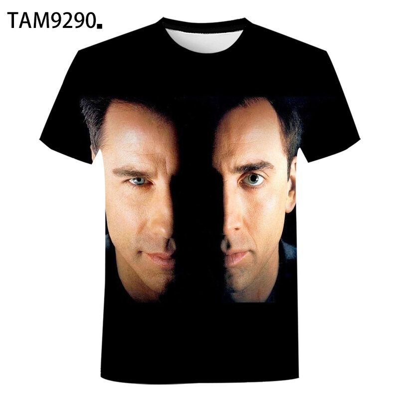 T-Shirt col rond homme et femme, impression 3D neutre, personnalité tendance, à la mode