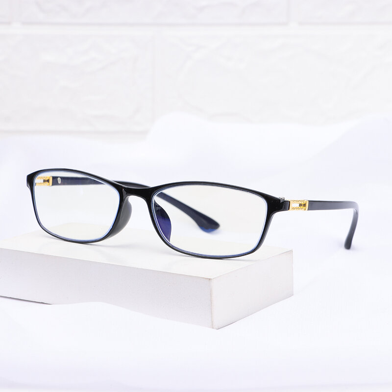 Kacamata Baca Anti-UV Portabel Sinar Biru Kacamata Presbiopia Urltra-cahaya Kacamata Wanita Pria Perlindungan Mata + 1.0 ~ + 4.0