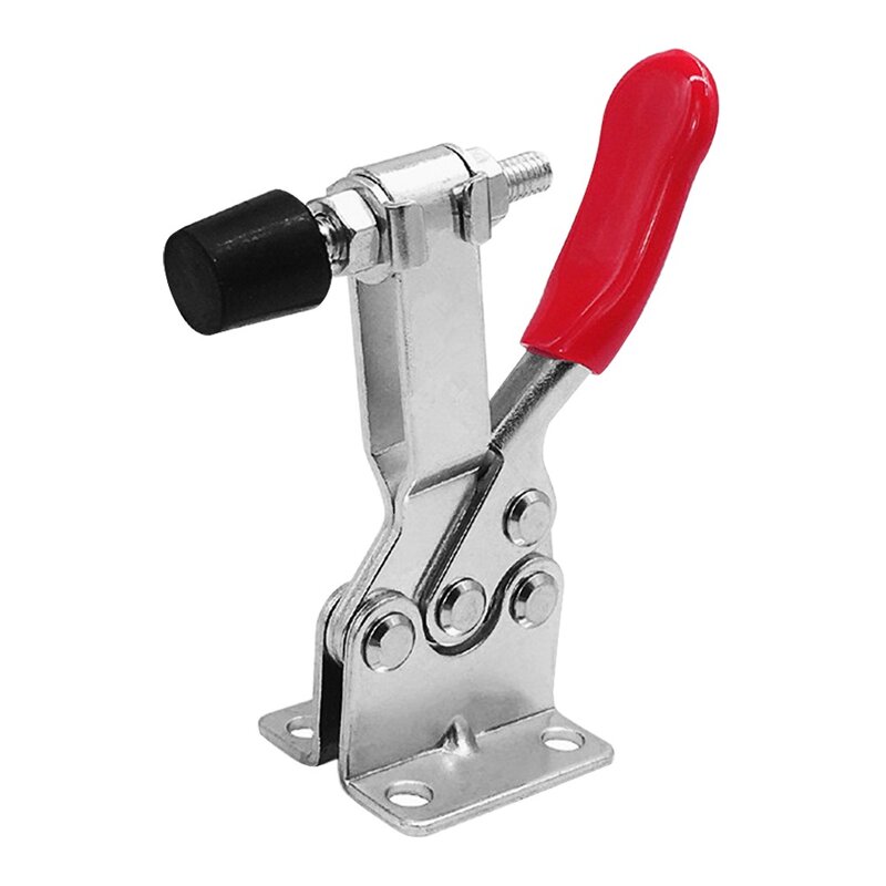2/4pcs/set Red Toggle Clamp GH-201B 100kg Quick Release Tool Horizontal Clamps Hand New Heavy Duty Tooling Accessory