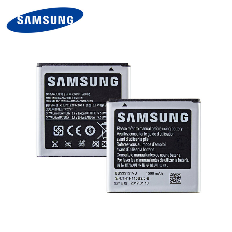 Baterai SAMSUNG Asli EB535151VU 1500MAh untuk Baterai Ponsel Pengganti Samsung Galaxy S Advance I9070 B9120 I659 W789
