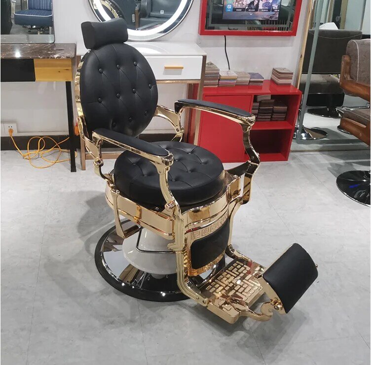 Высококачественный парикмахерский стул в европейском стиле ретро мужской парикмахерский стул для парикмахерской специальный стул для стрижки парикмахерский стул