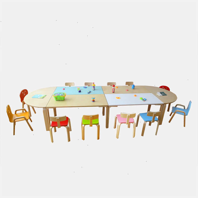 Meja Anak Bayi Tavolo Per Bambu untuk Anak-anak Tk Biro Ramah Enfant Mesa Meja Belajar Anak-anak