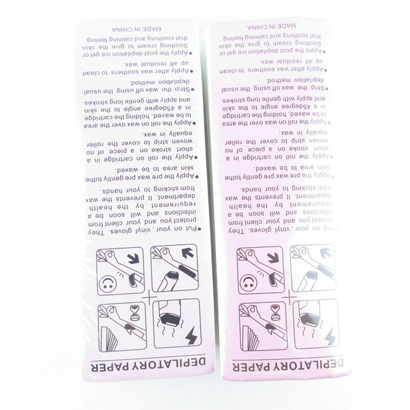 Hoge Kwaliteit 100Pcs Vrouwen Mannen Ontharing Wax Papier Geweven Lichaam Been Arm Ontharing Epilator Wax Strip Papier groothandel 20 #1