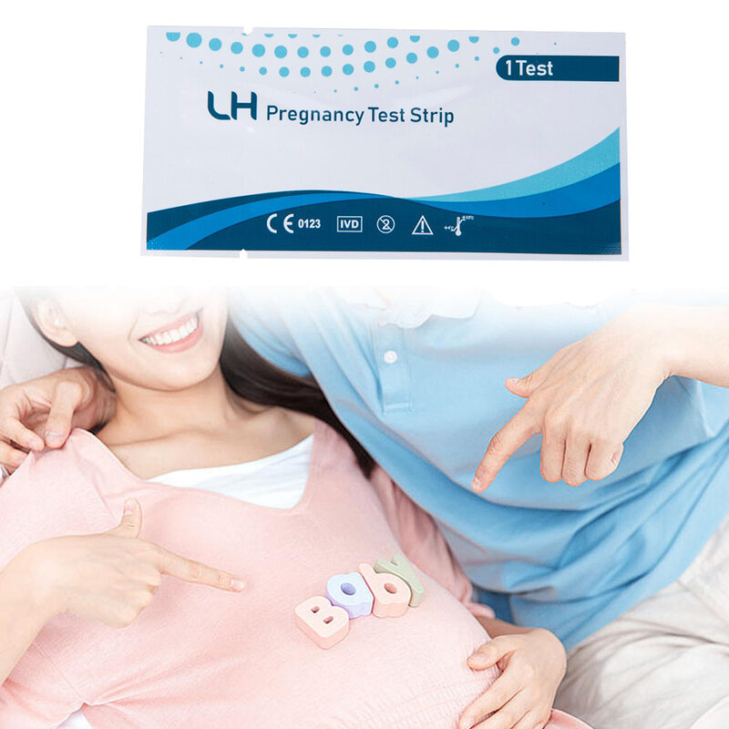 Bandelette de Test d'urine, 1 pièce, une étape, kit de mesure d'ovulation, premier âge de grossesse, vente en gros