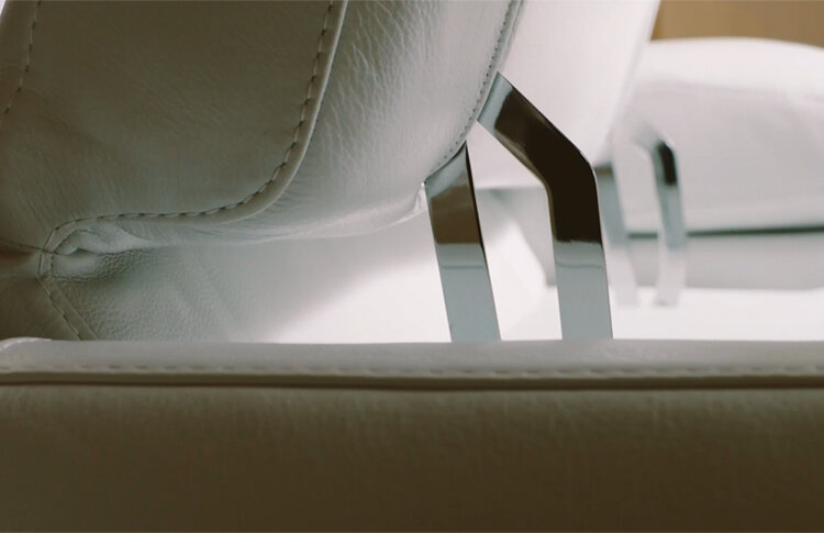 Elektryczny fotel zrelaksować się teatr Sofa do salonu łóżko funkcjonalnie prawdziwej skóry kanapie nordycki współczesny kina 3 siedzenia 258x100cm