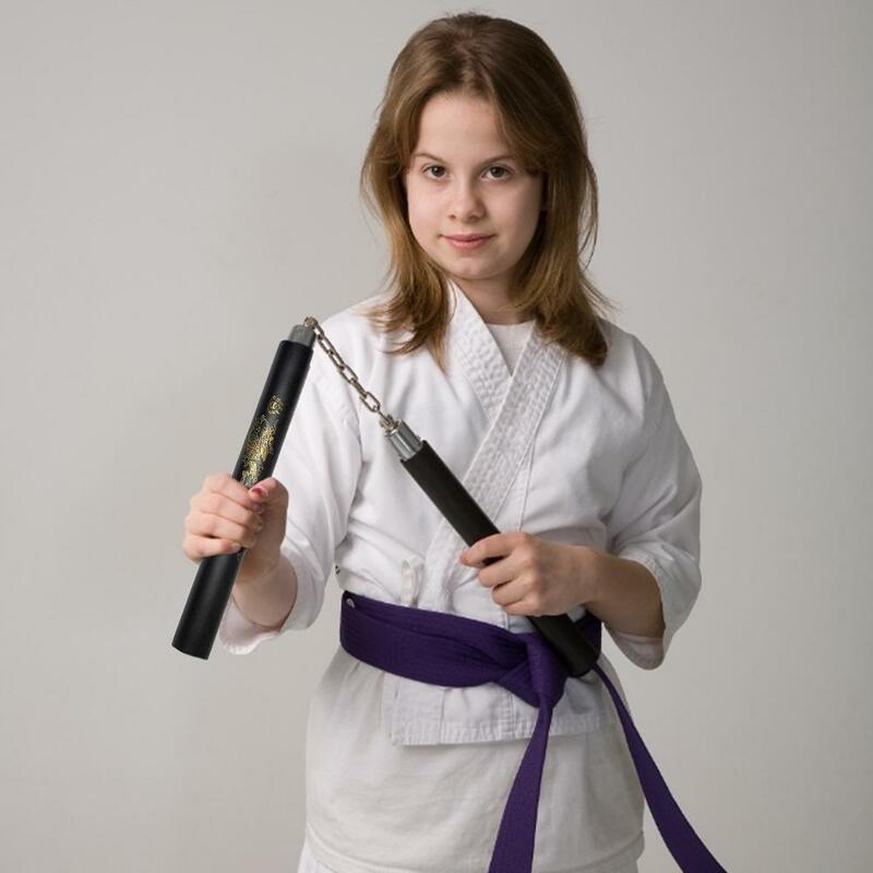 Esponja de treinamento para artes marciais, equipamento de treino nunchaku para artes marciais