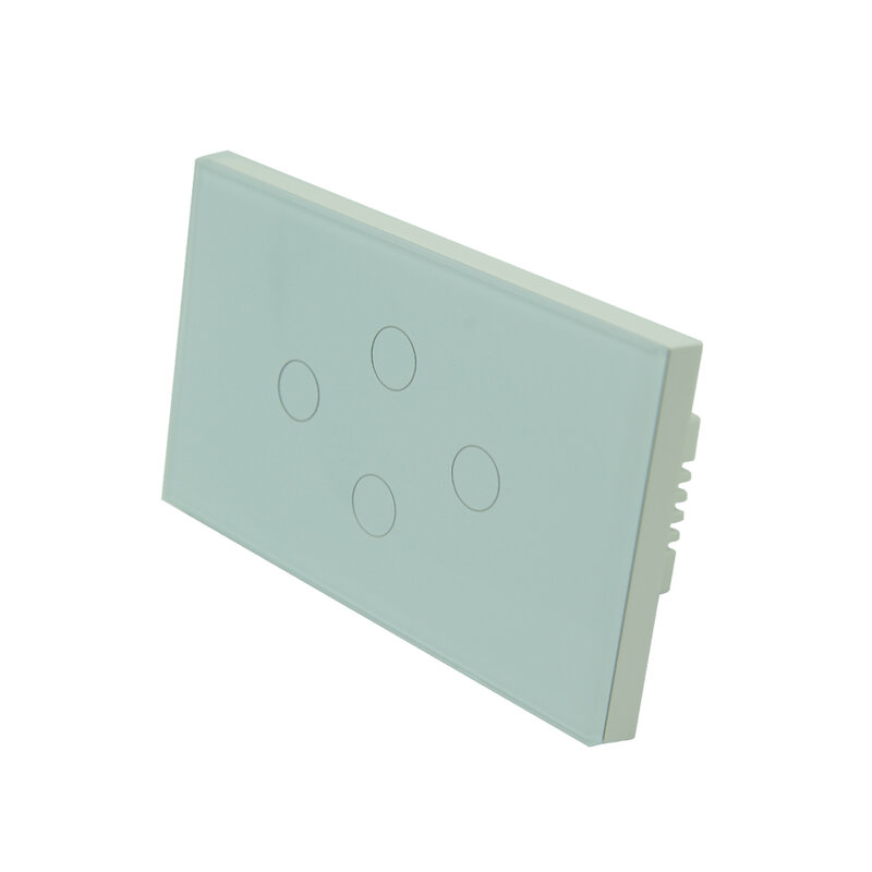 Lonsonho Tuya Zigbee Smart Switch US 1 2 3 4 Gang With Neutral Wire Touch Panel Light Switch Alexa Google Home Compatible