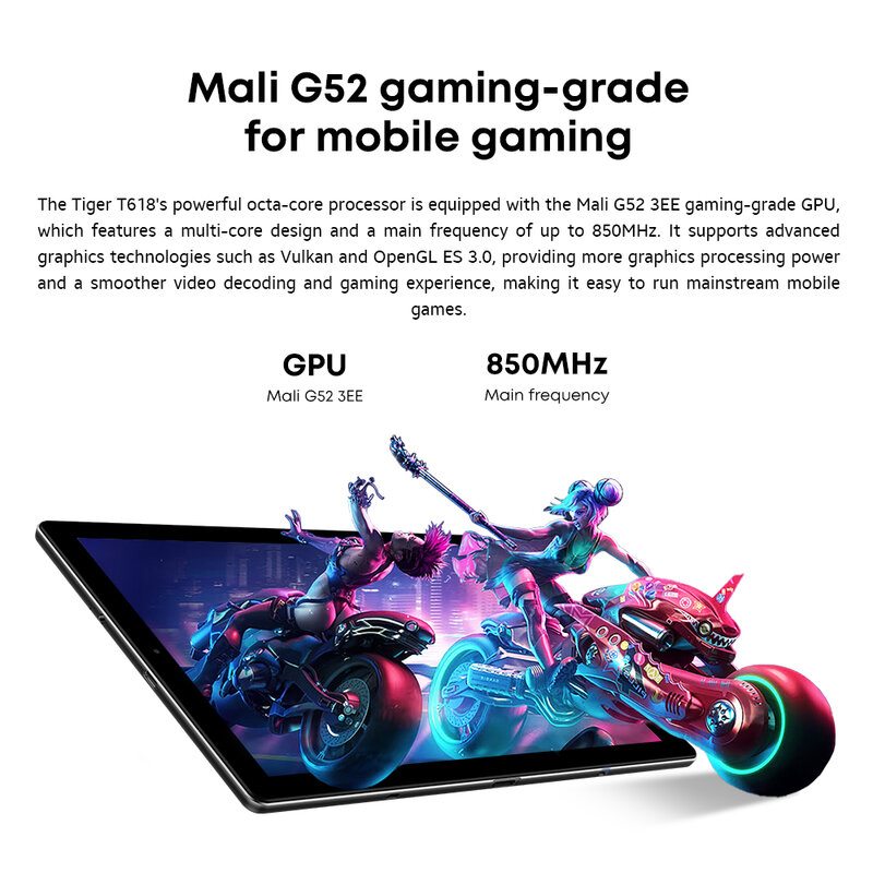 Chuwi Hipad x 10,1 Zoll Android 11 Tablet PC Unisoc T618 Octa Core Arm Mali G52 GPU 6GB RAM 128g ROM Tablet 4g lte GPS
