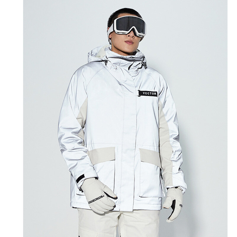Novo terno de esqui dos homens grosso quente snowboard calças jaqueta de esqui dos homens snowsuits removível macacão impermeável à prova de vento casaco de neve
