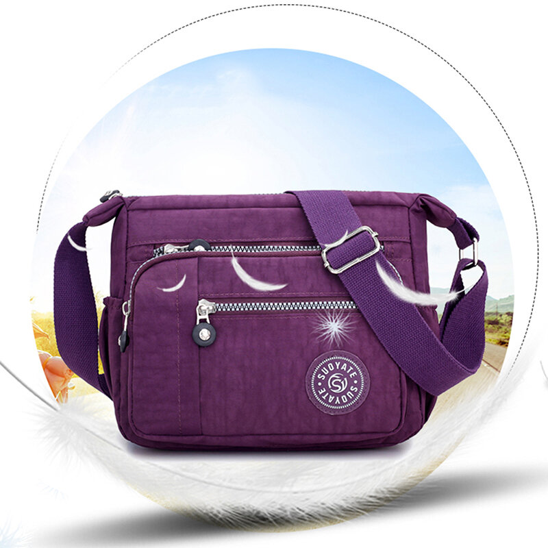 Heißer Verkauf Frauen Handtaschen Messenger Tasche Wasserdichte Tuch Tasche Gute Qualität Diagonal Tasche Schulter Tasche Und Sammeln Brieftasche