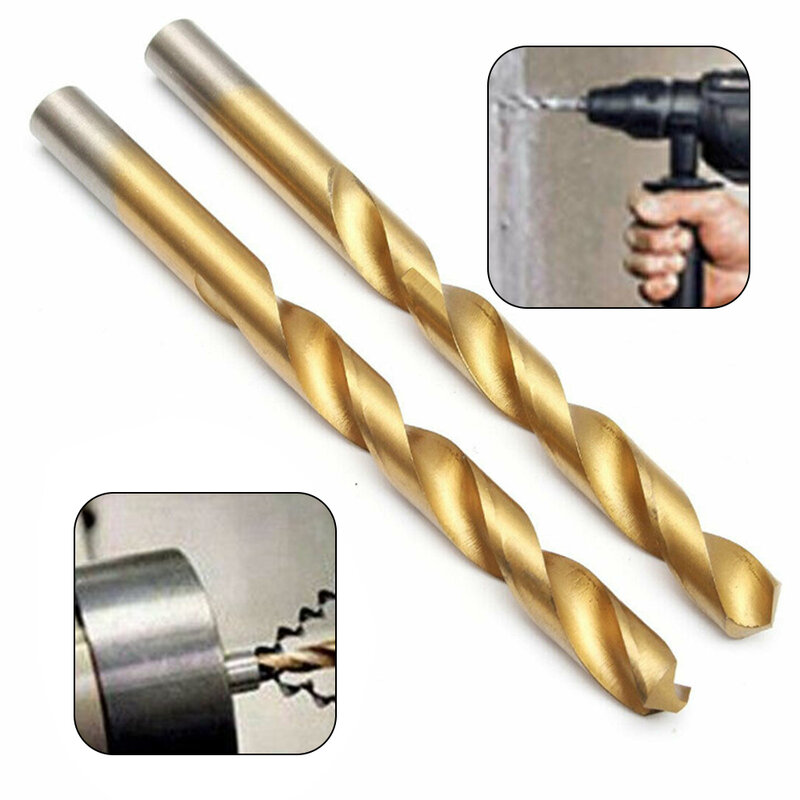 50/60/99pcs Set di punte elicoidali HSS codolo rivestito in titanio Mini punta in acciaio ad alta velocità 1-10mm per legno plastica lega di acciaio