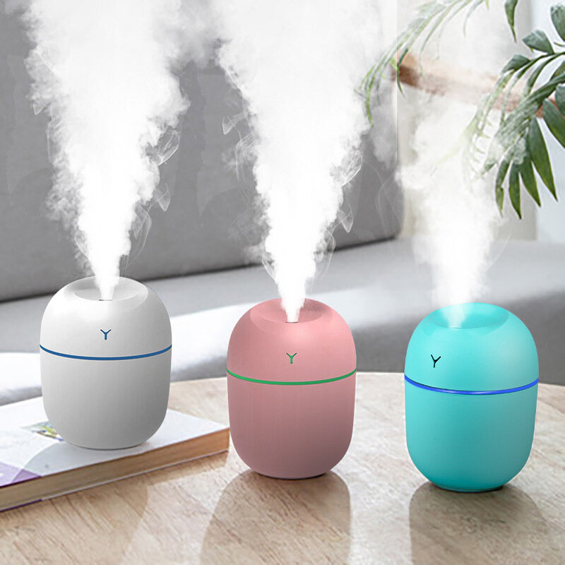 220ML Ultrasonic Air Humidifier With LED Night Lamp Aroma Essential Oil Diffuser USB Fogger Mist Maker Aromatherapy Home Car